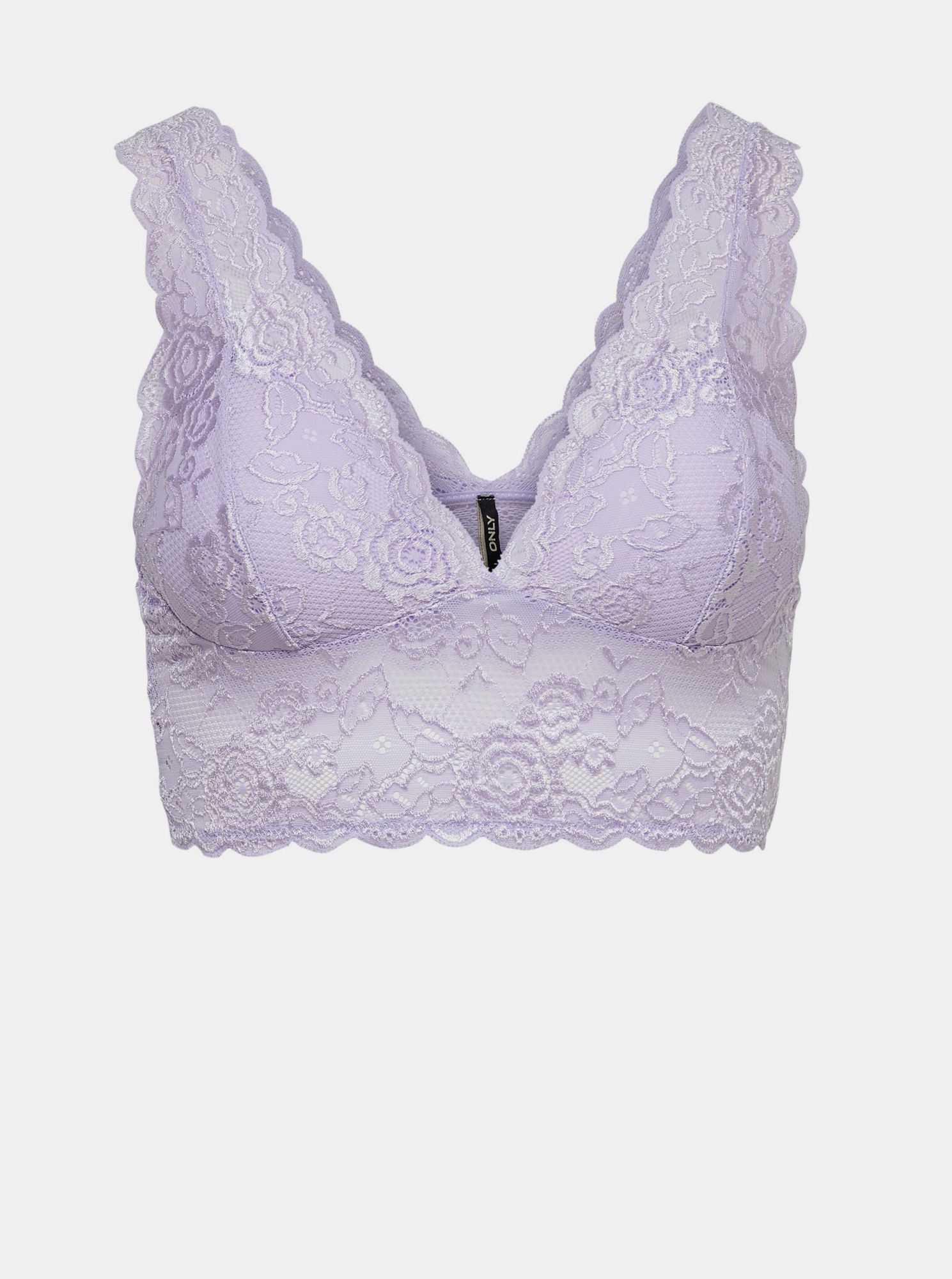 Only fialová podprsenka Chloe s krajkou