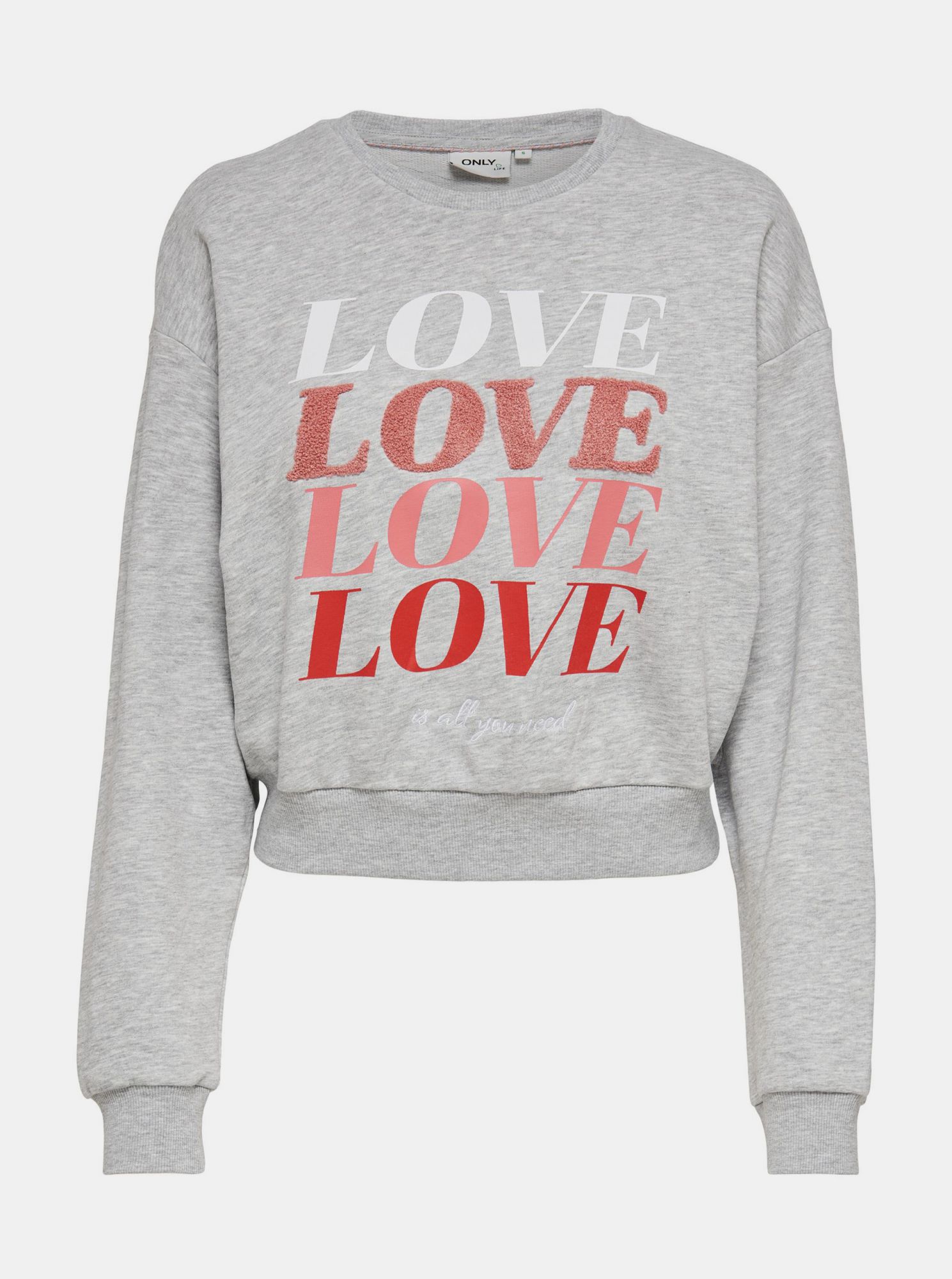 Only šedé dámská mikina Lucy