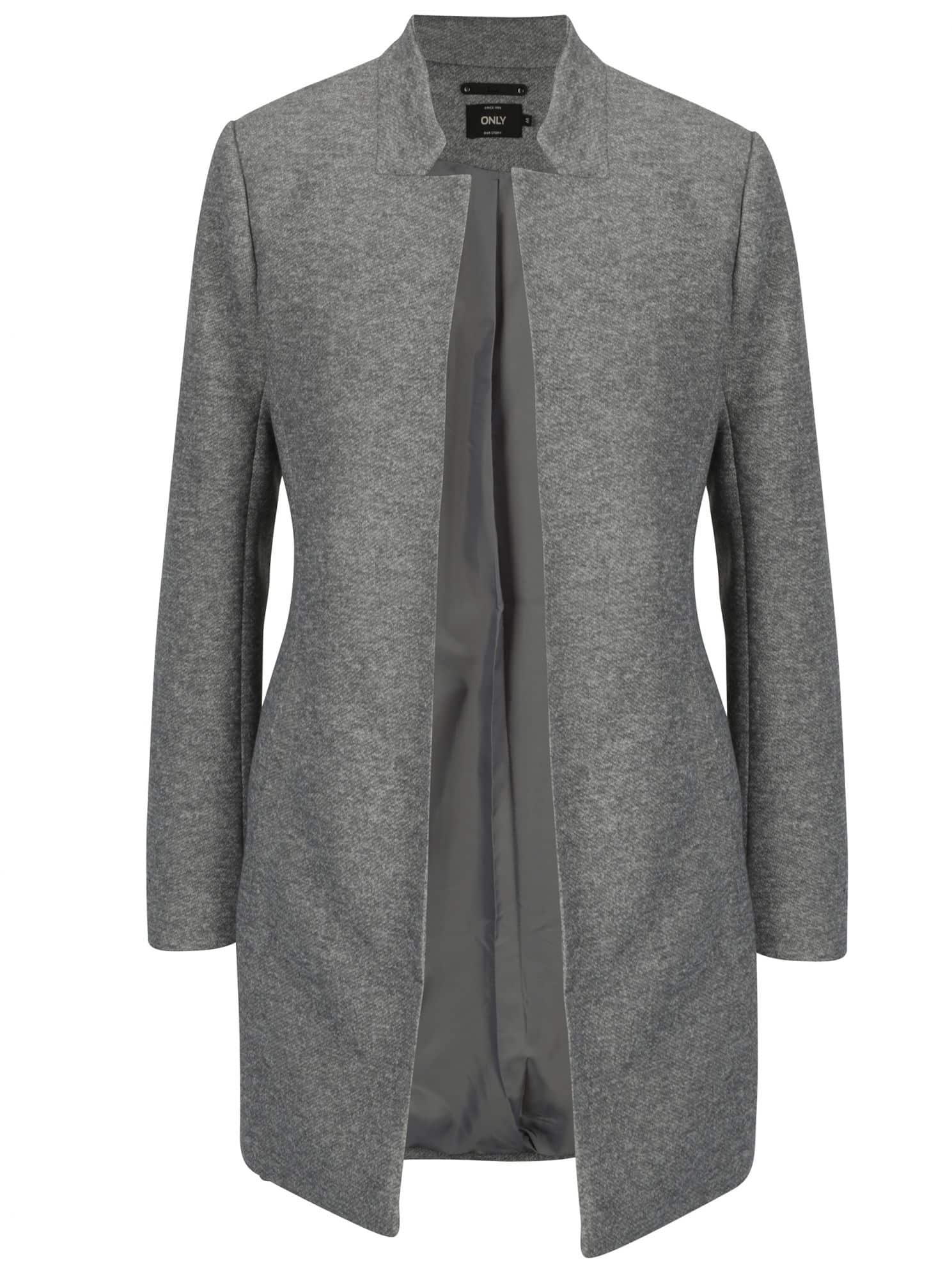 Only šedý lehký kabát Soho