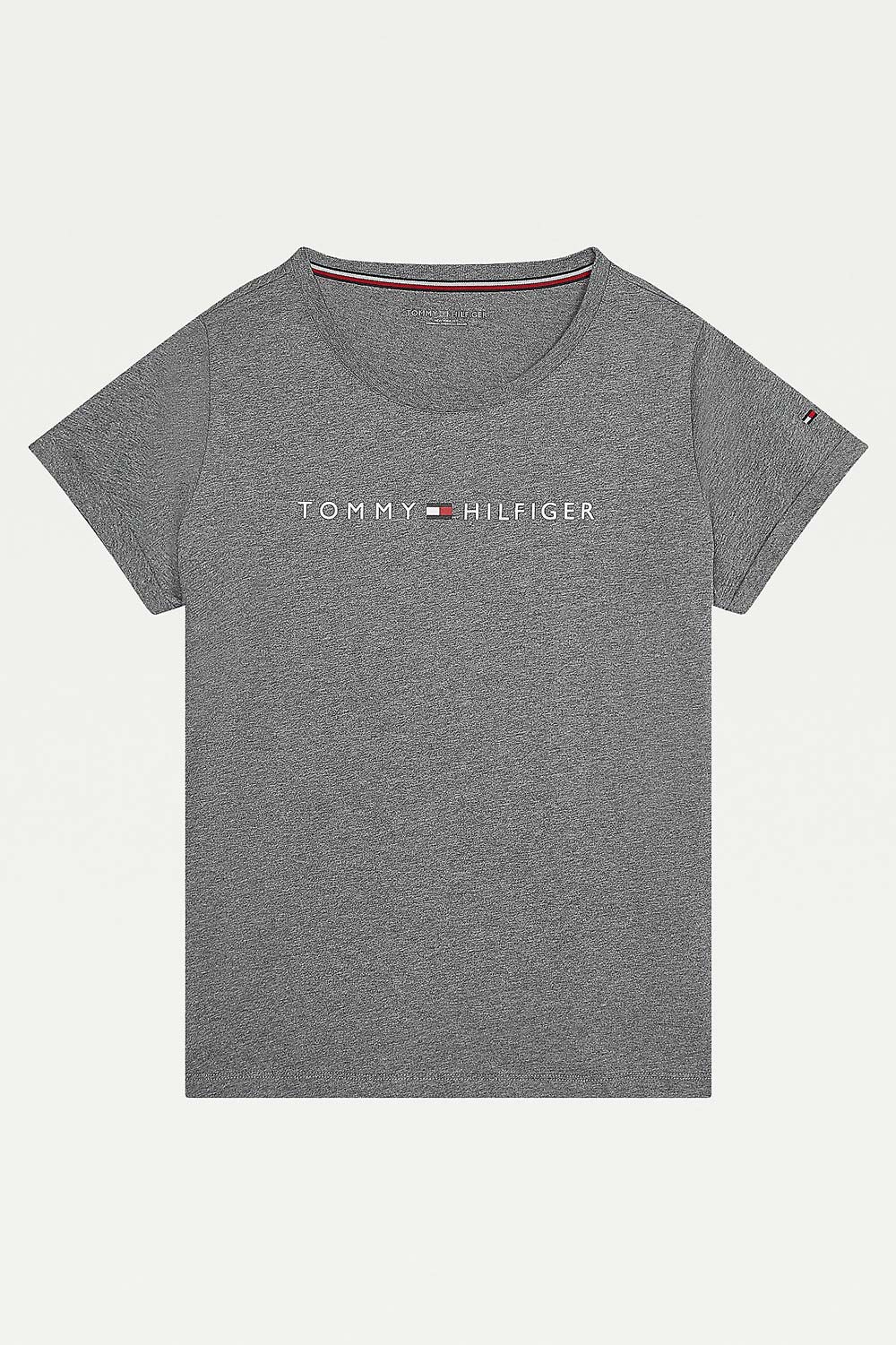 Tommy Hilfiger šedé dámské tričko RN Tee SS Logo