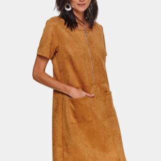 TOP SECRET hnědé šaty