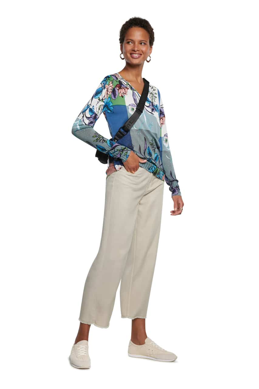 Desigual barevný svetr Jers Volga