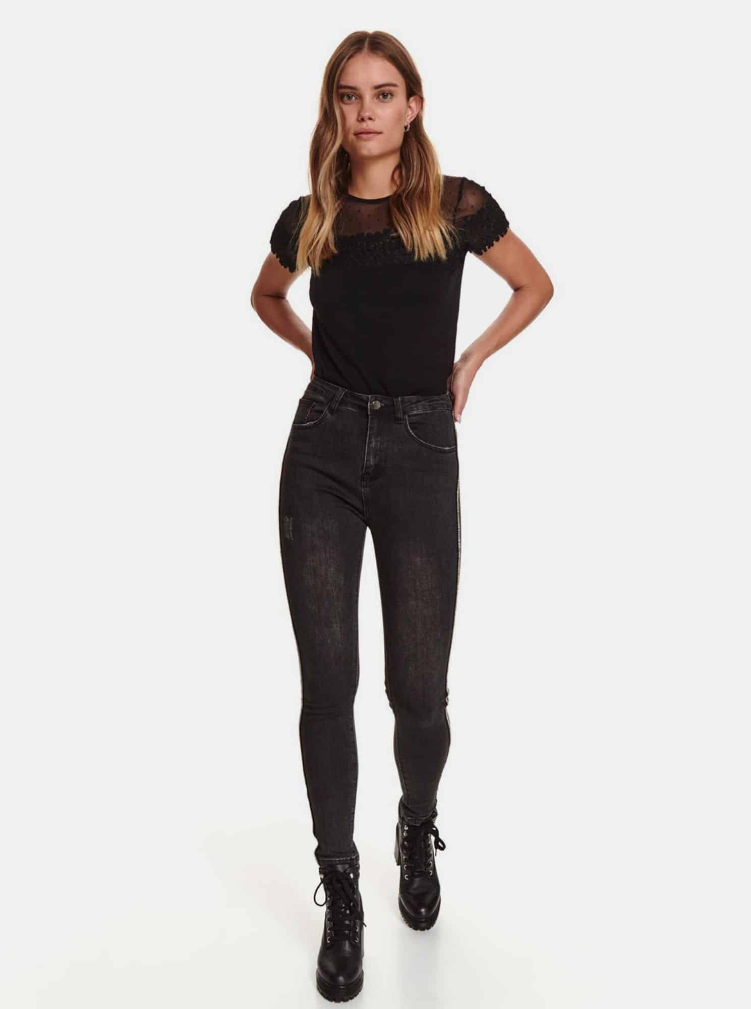 TOP SECRET černá dámská halenka