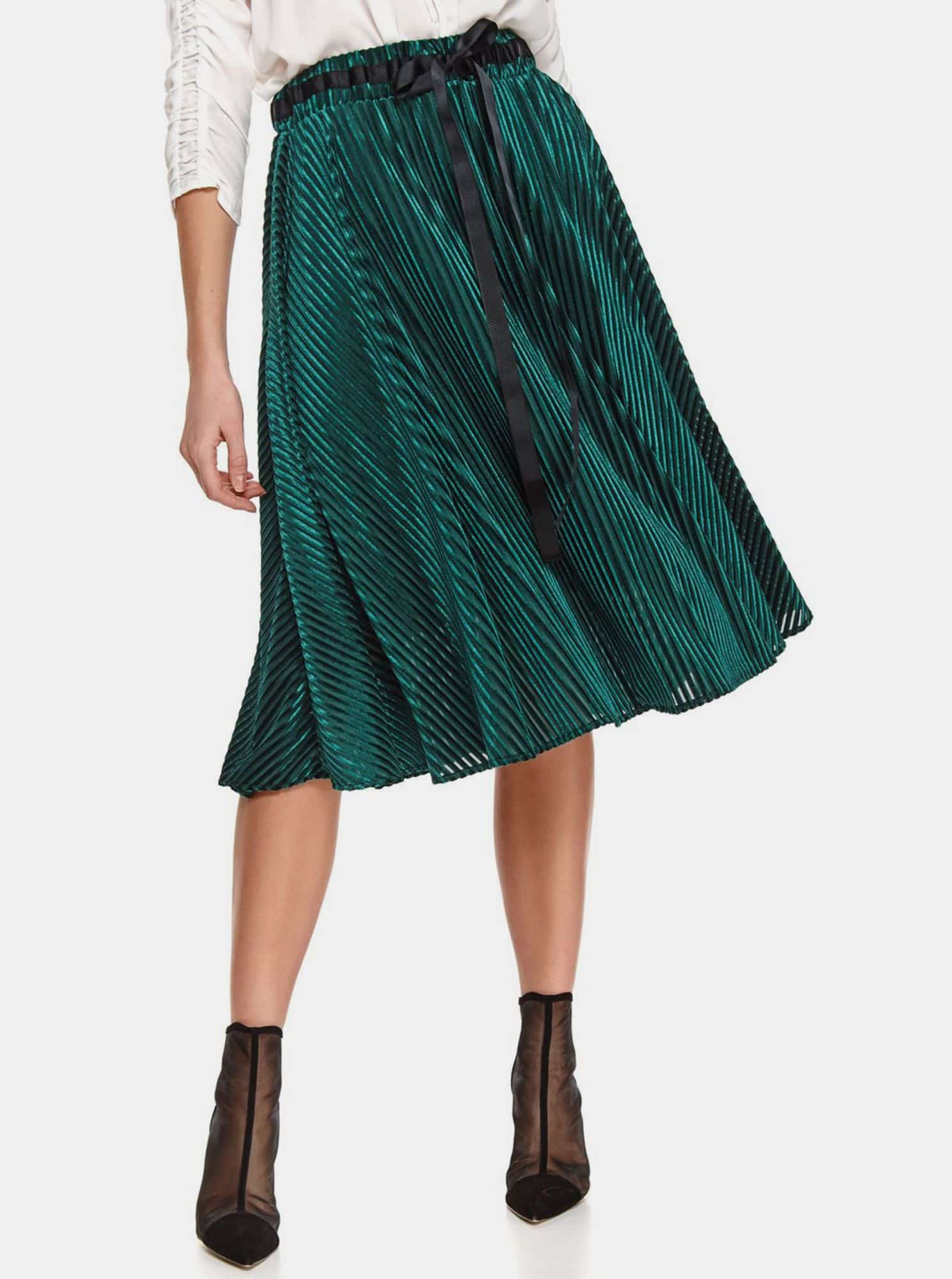 TOP SECRET tmavě zelená sukně