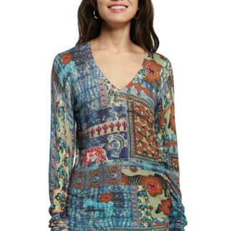 Desigual barevný svetr Jers Ginger