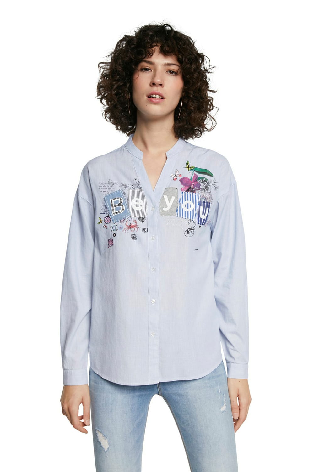 Desigual modrá košile Cam Beyou