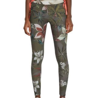 Desigual barevné sportovní legíny Legging Camoflower