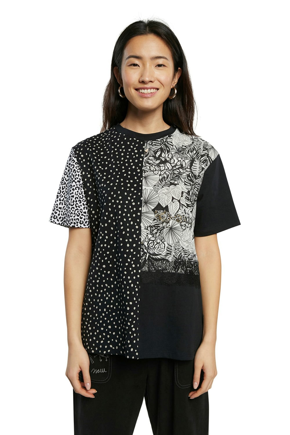 Desigual černé tričko TS Loris