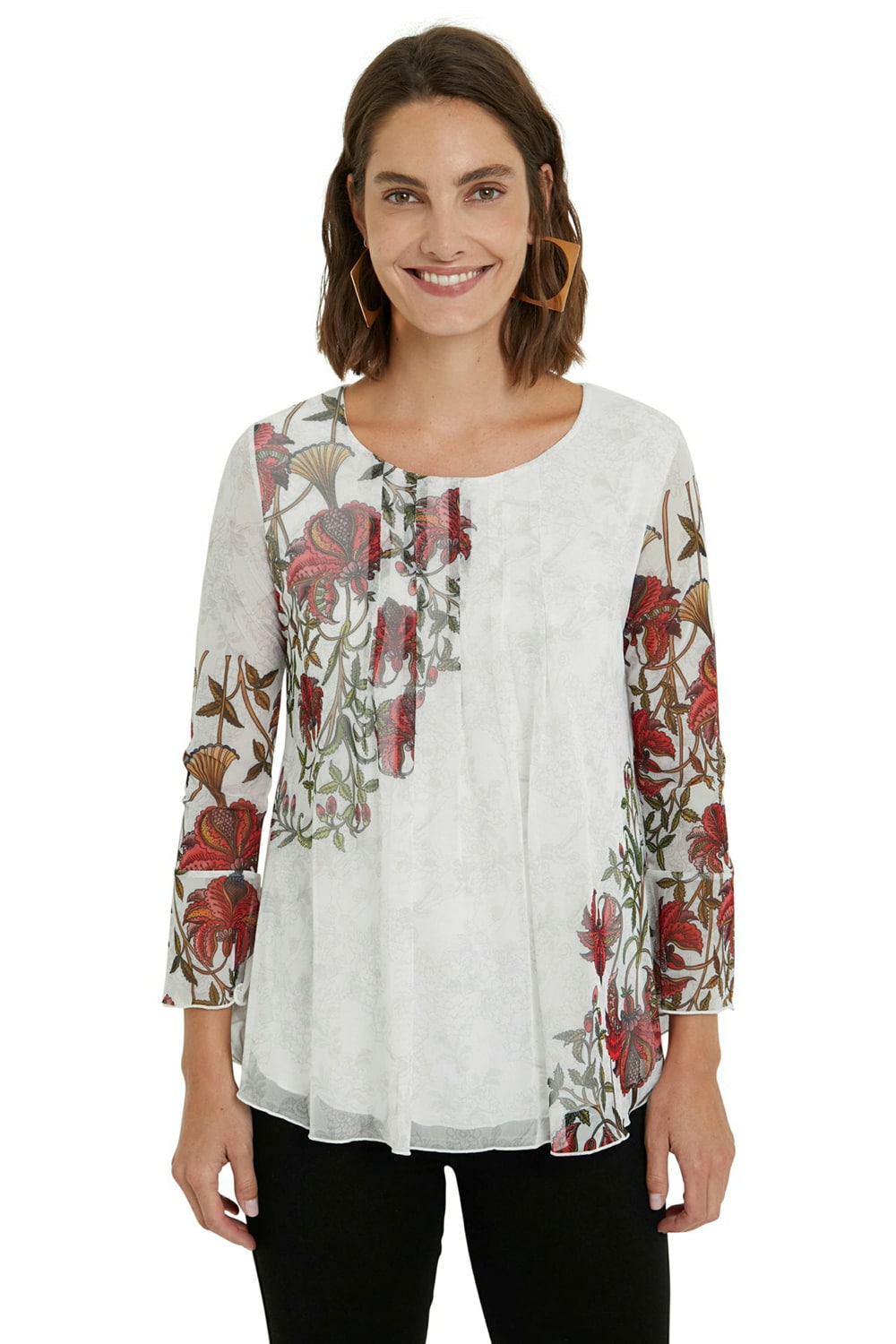 Desigual bílé tričko TS Sheila