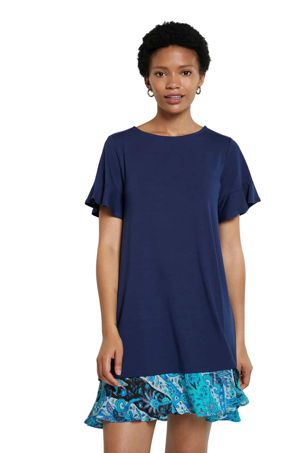 Desigual modré šaty Vest Kali