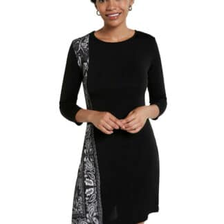 Desigual černé šaty Vest Los Angeles