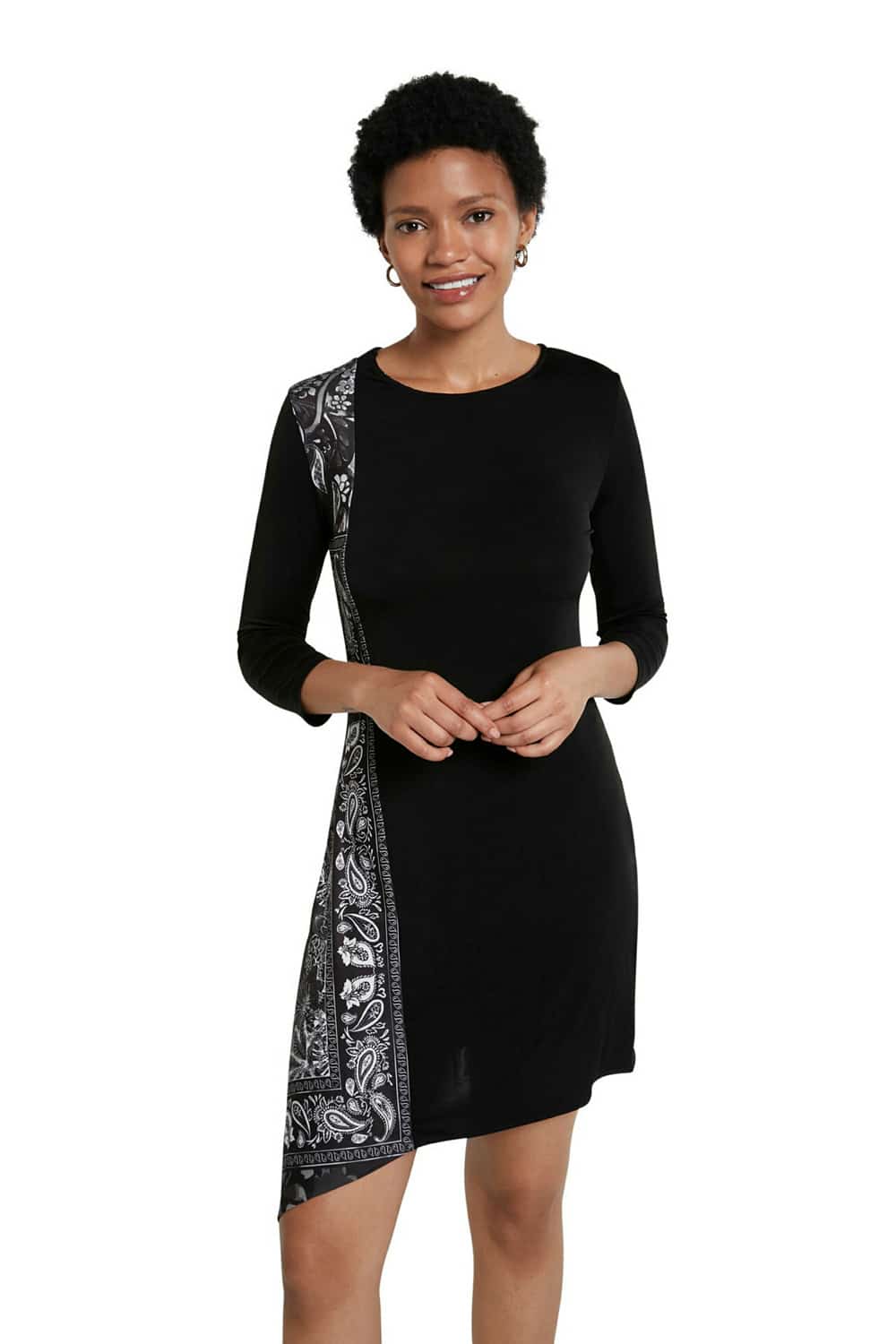 Desigual černé šaty Vest Los Angeles