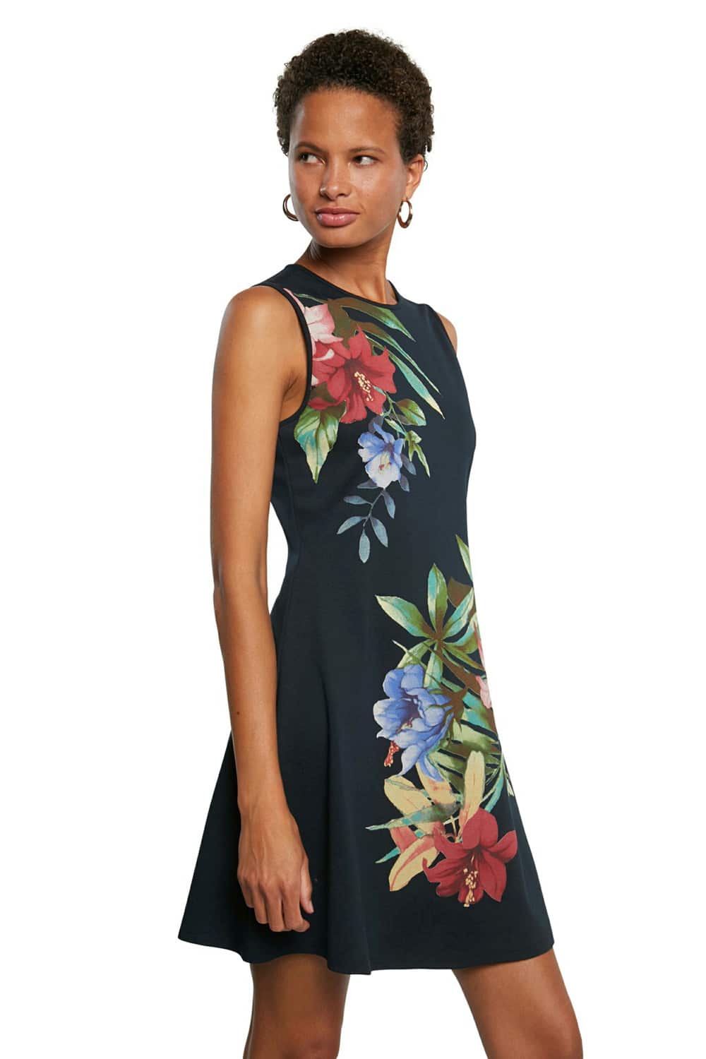 Desigual modré šaty Vest Kilkeny