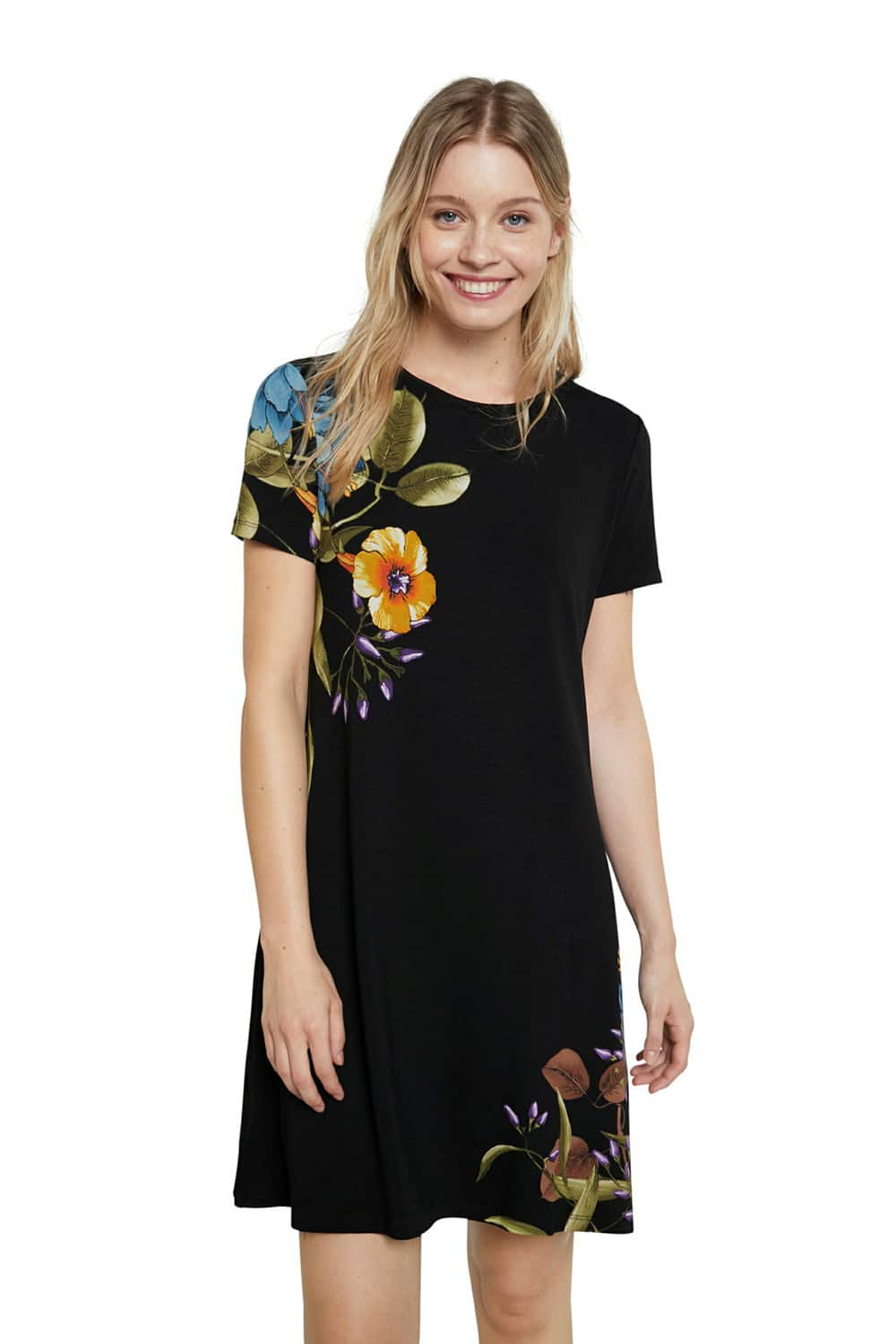 Desigual černé šaty Vest Las Vegas