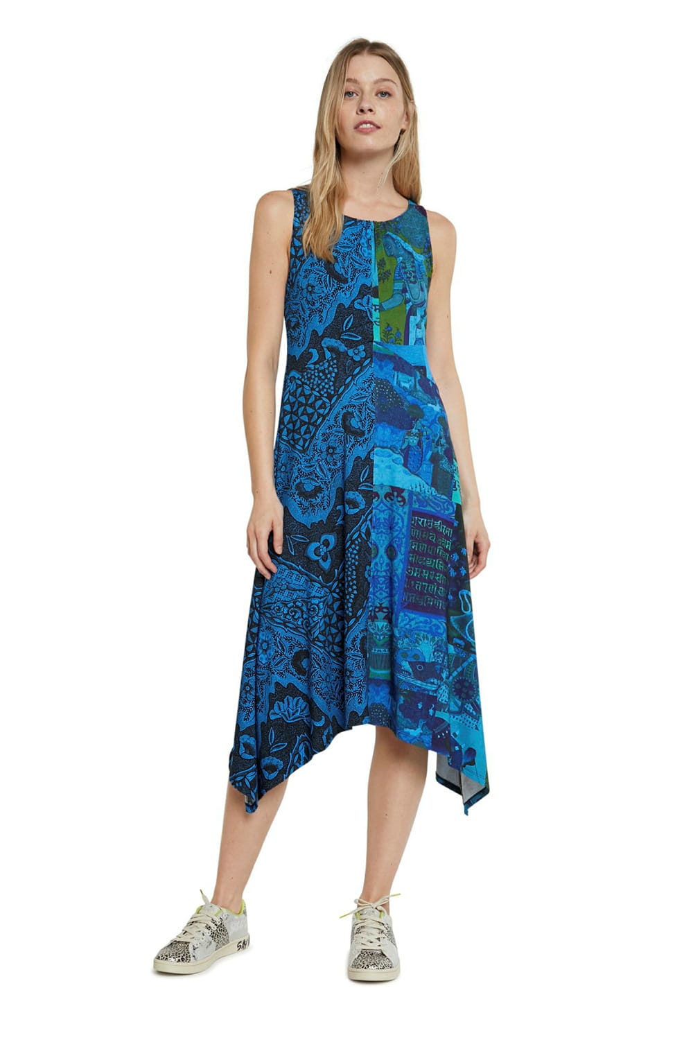 Desigual modré šaty Vest Nise