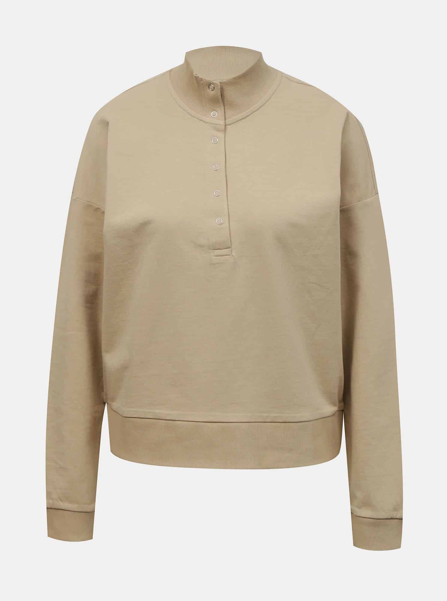 Noisy May béžová dámská mikina Penna