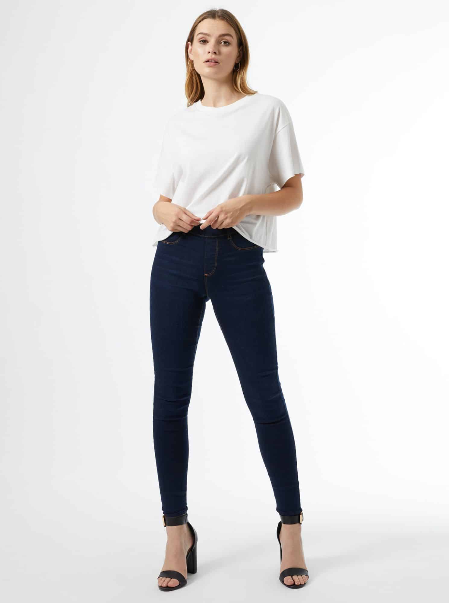 Dorothy Perkins modré skinny fit džíny