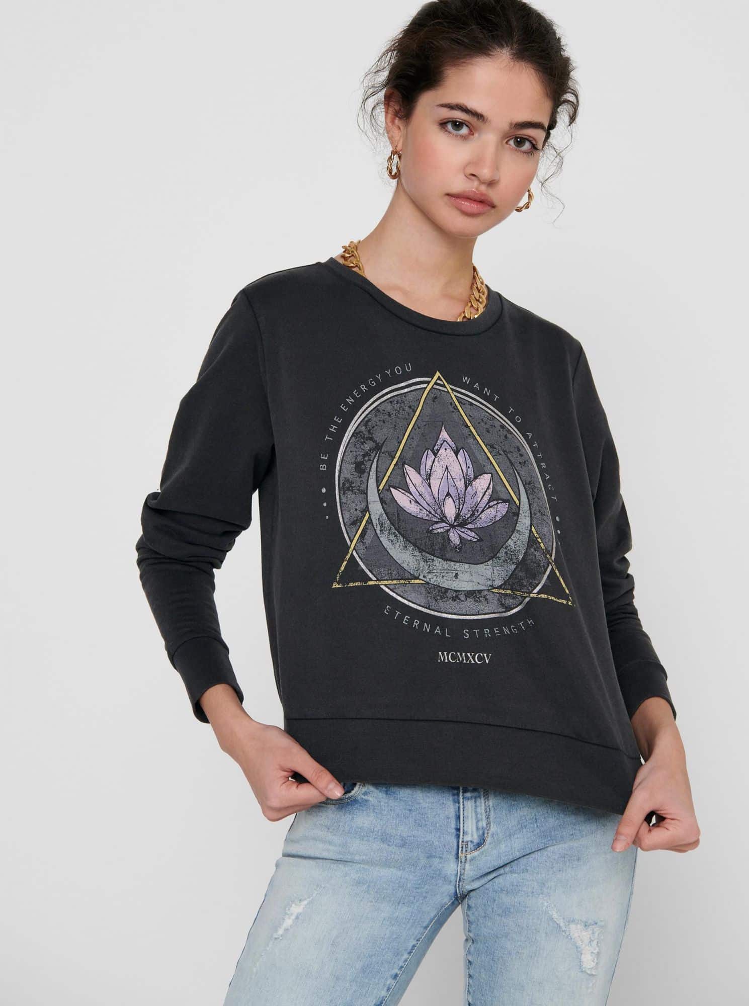 Only černá dámská mikina