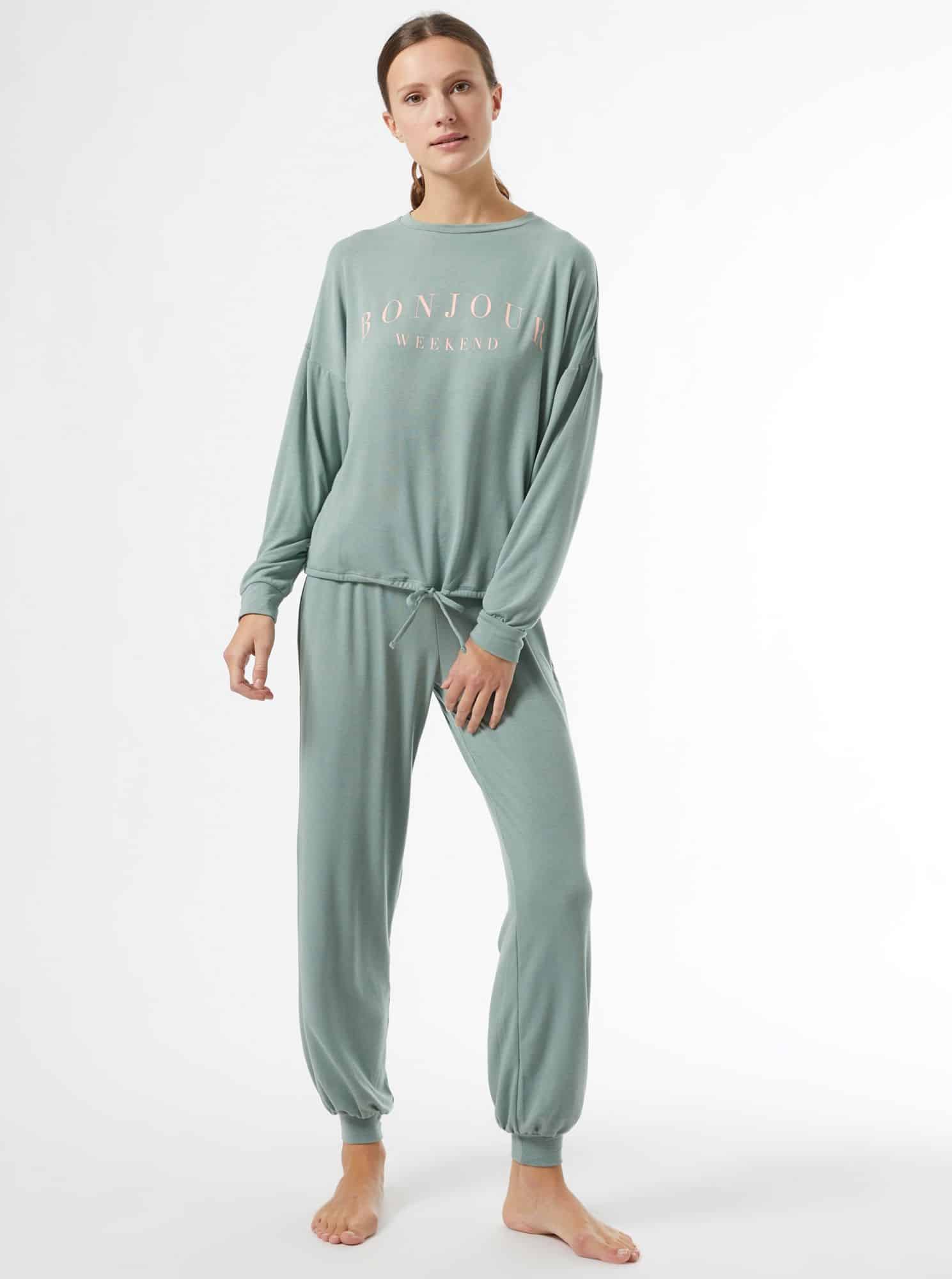 Dorothy Perkins světle zelené dámské pyžamo