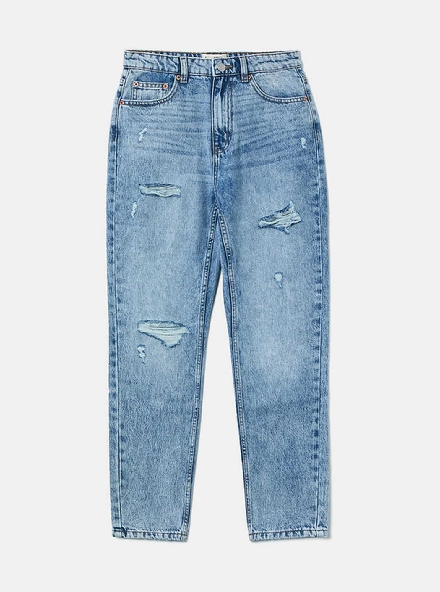 Tally Weijl modré slim fit džíny