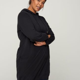 Zizzi černé mikinové šaty