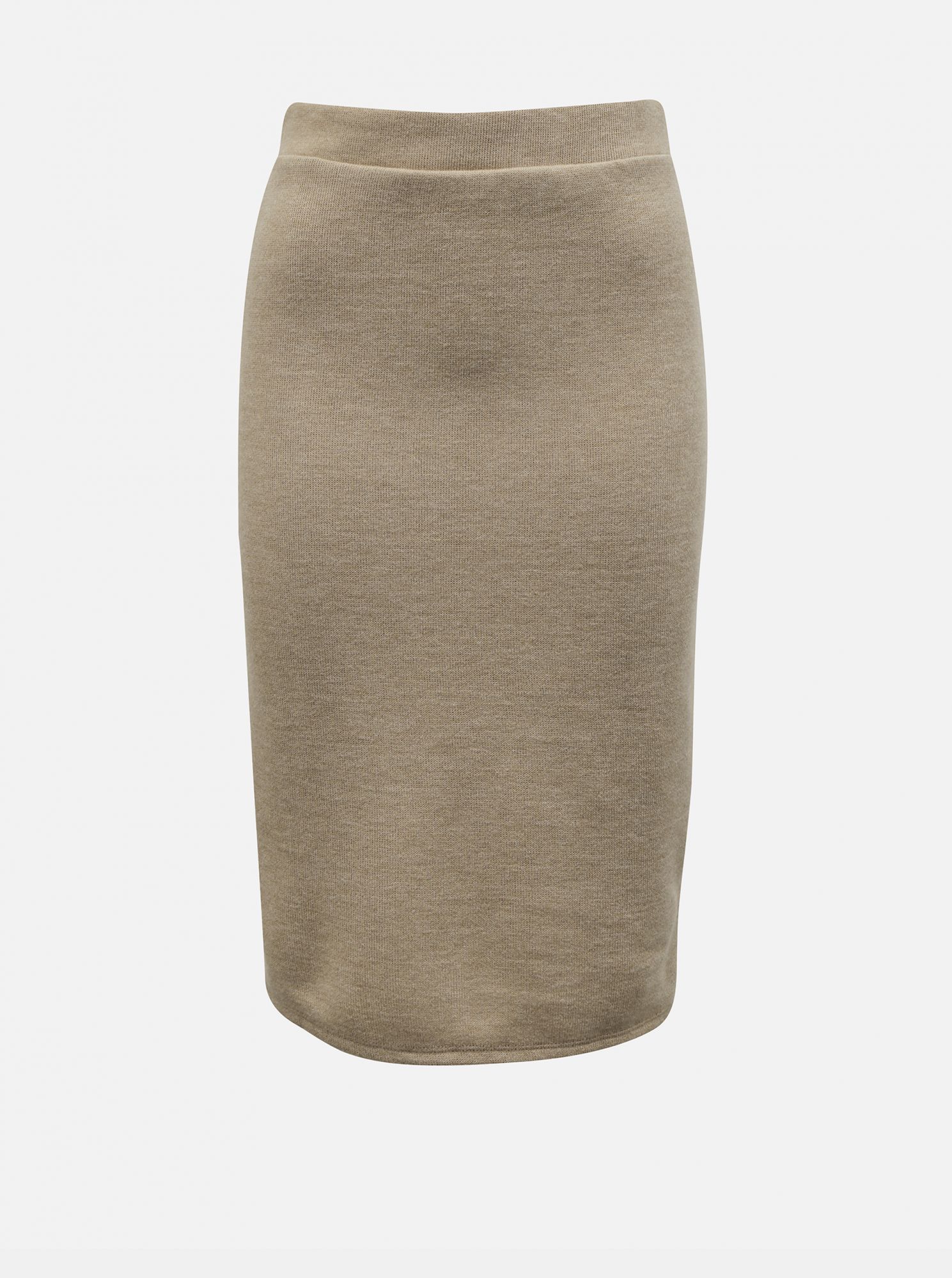 Vila béžová pouzdrová sukně