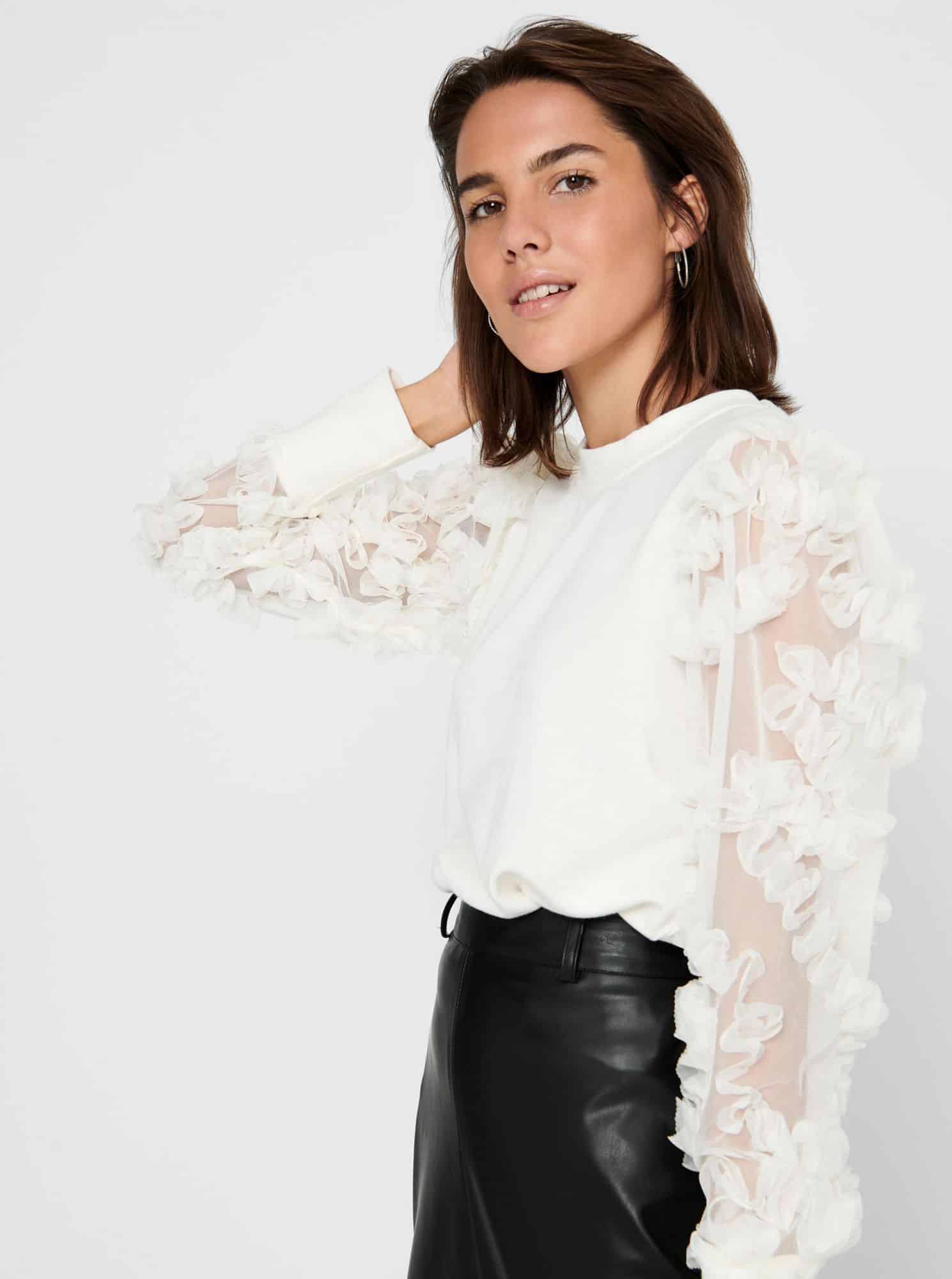 Jacqueline de Yong krémová dámská halenka