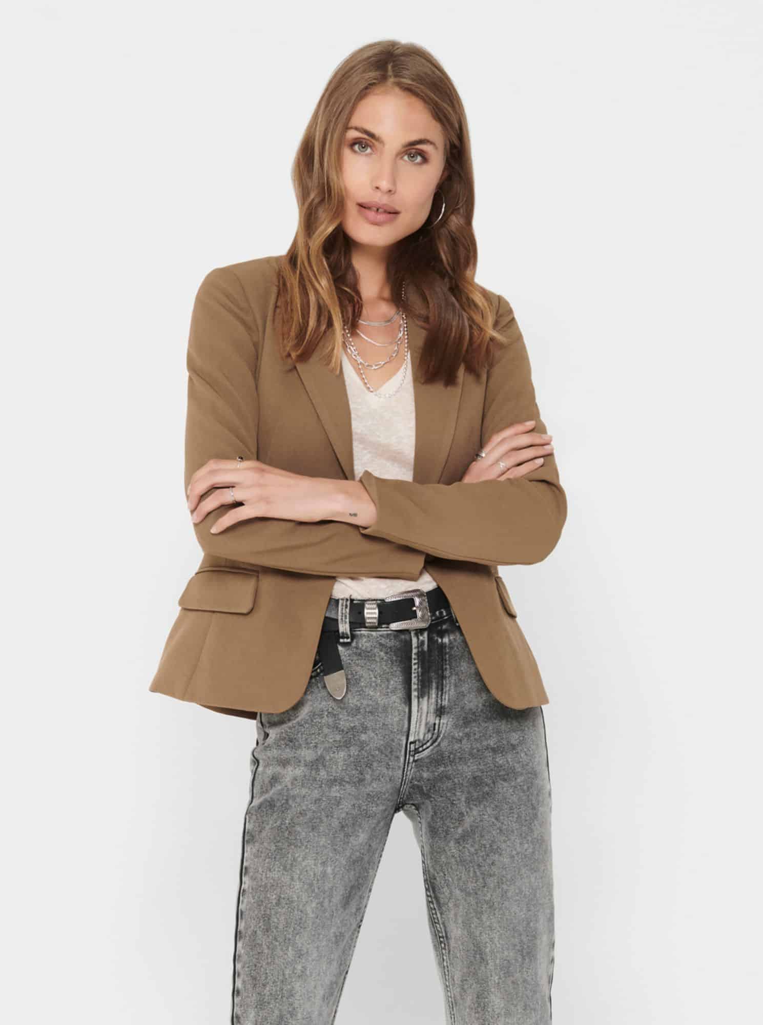 Only hnědé dámské sako