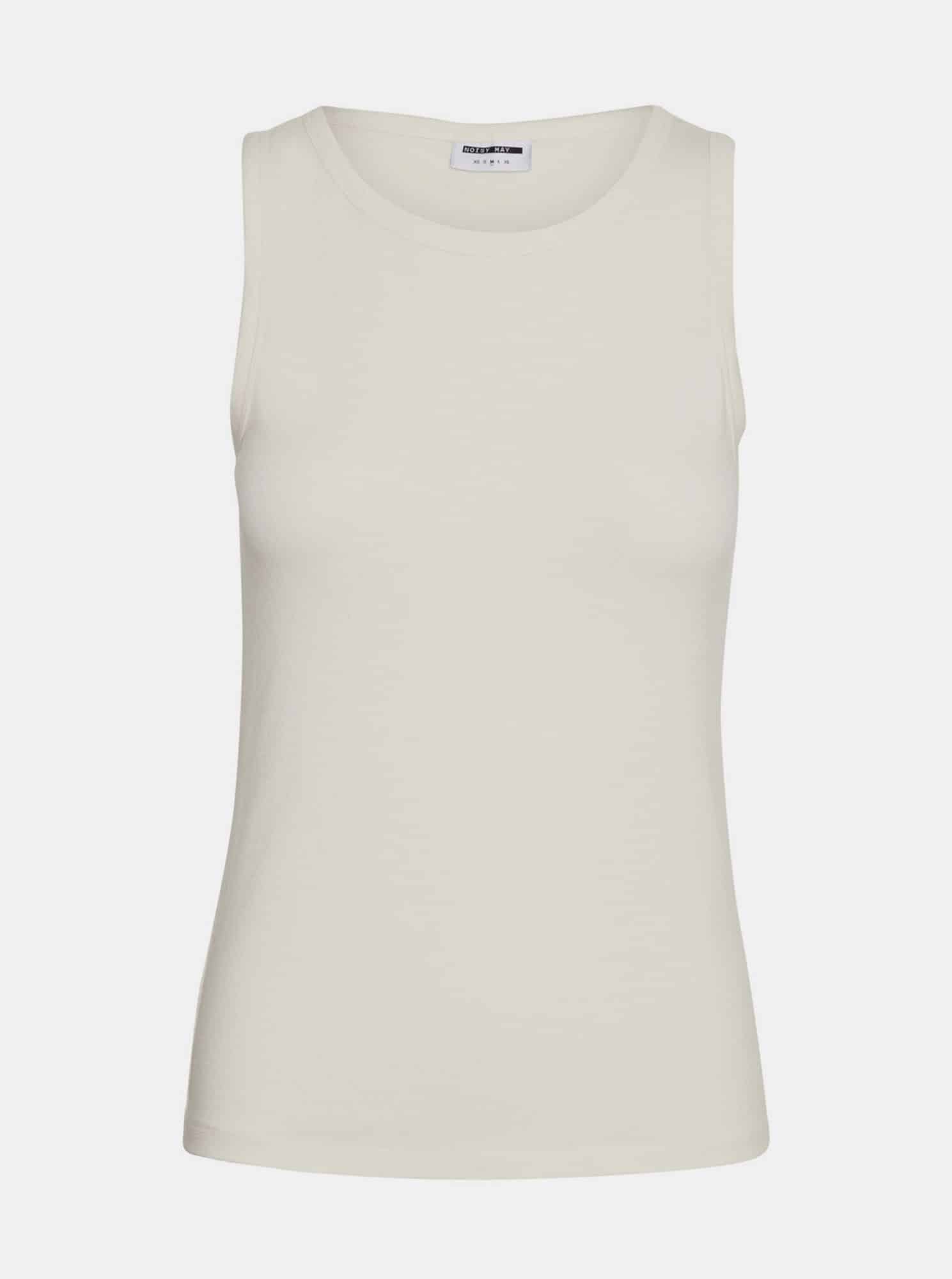 Noisy May krémové dámské tílko Line