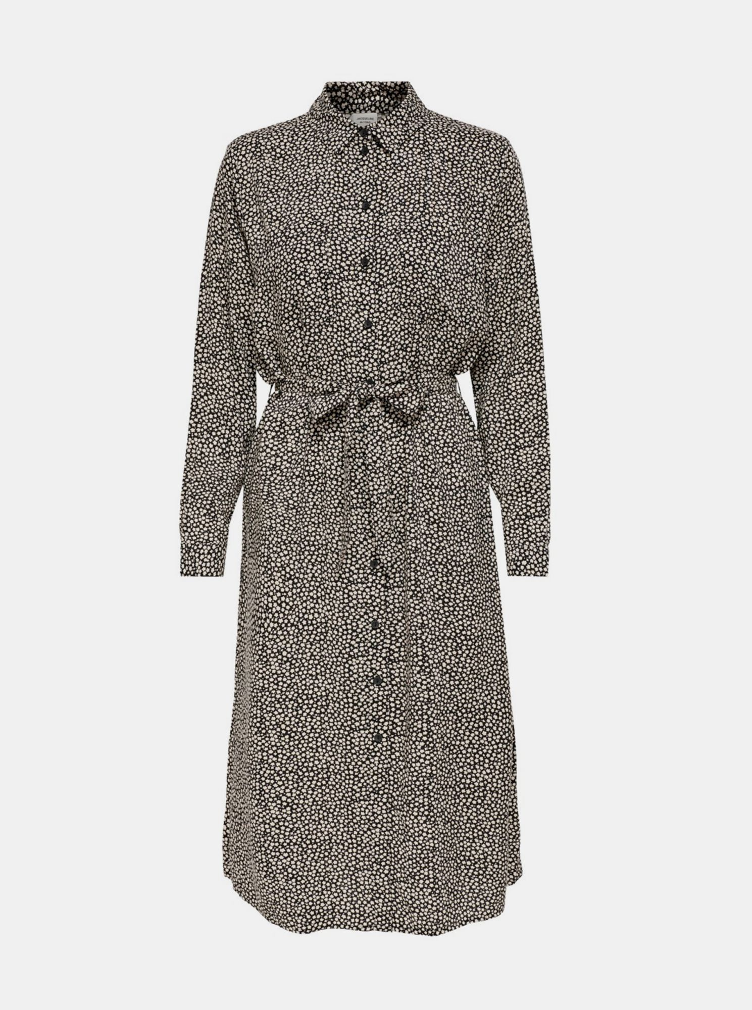 Jacqueline de Yong šedé košilové midišaty