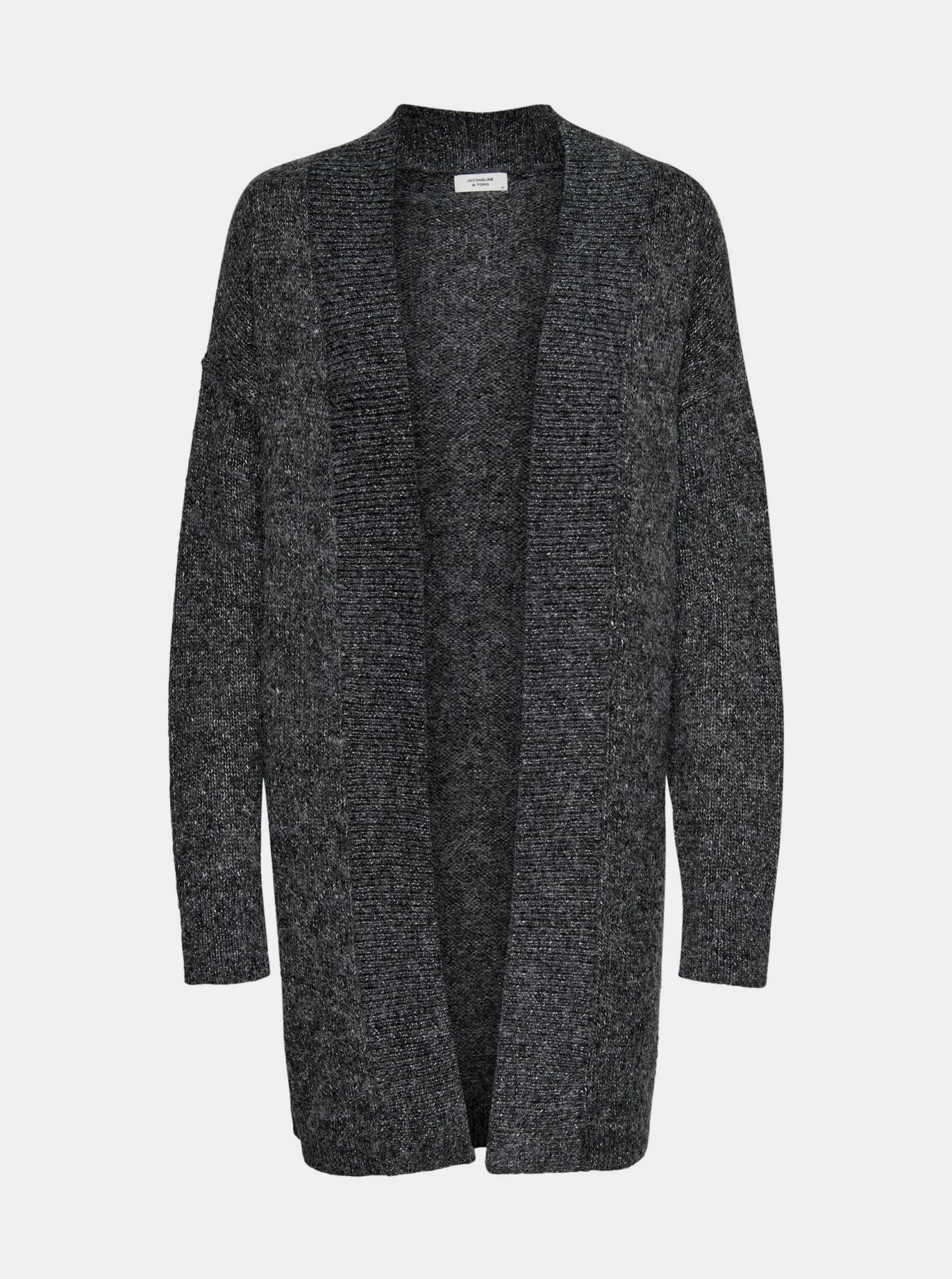 Jacqueline de Yong tmavě šedý dámský kardigan