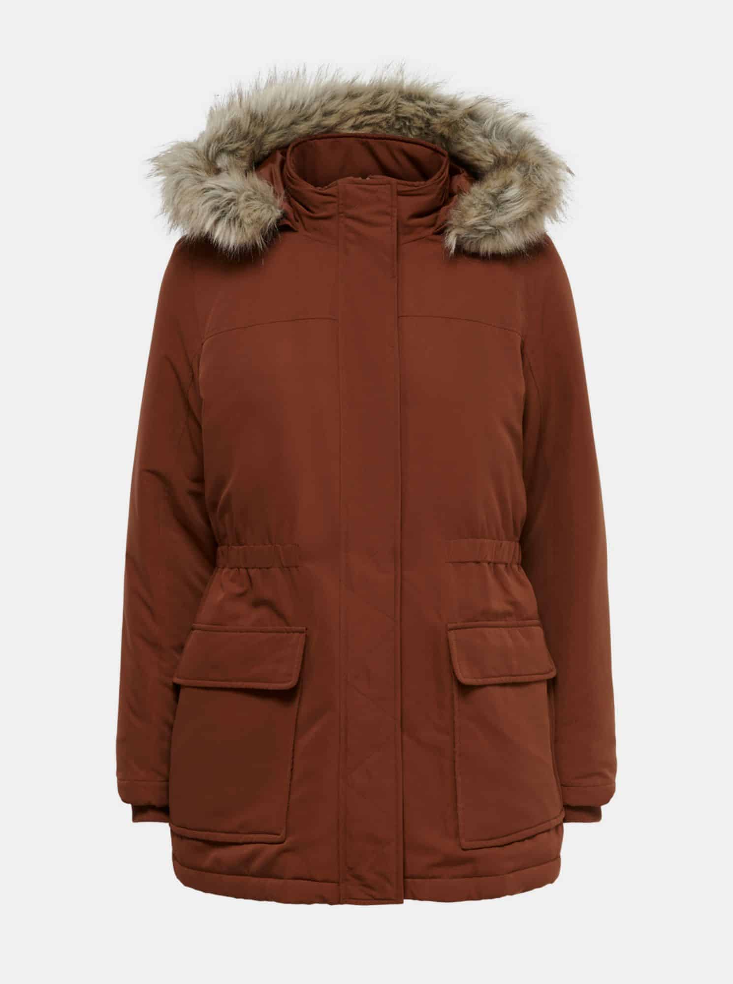 Jacqueline de Yong hnědá zimní parka