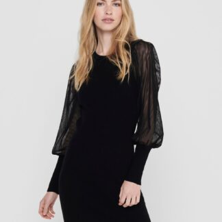 Only černé svetrové šaty