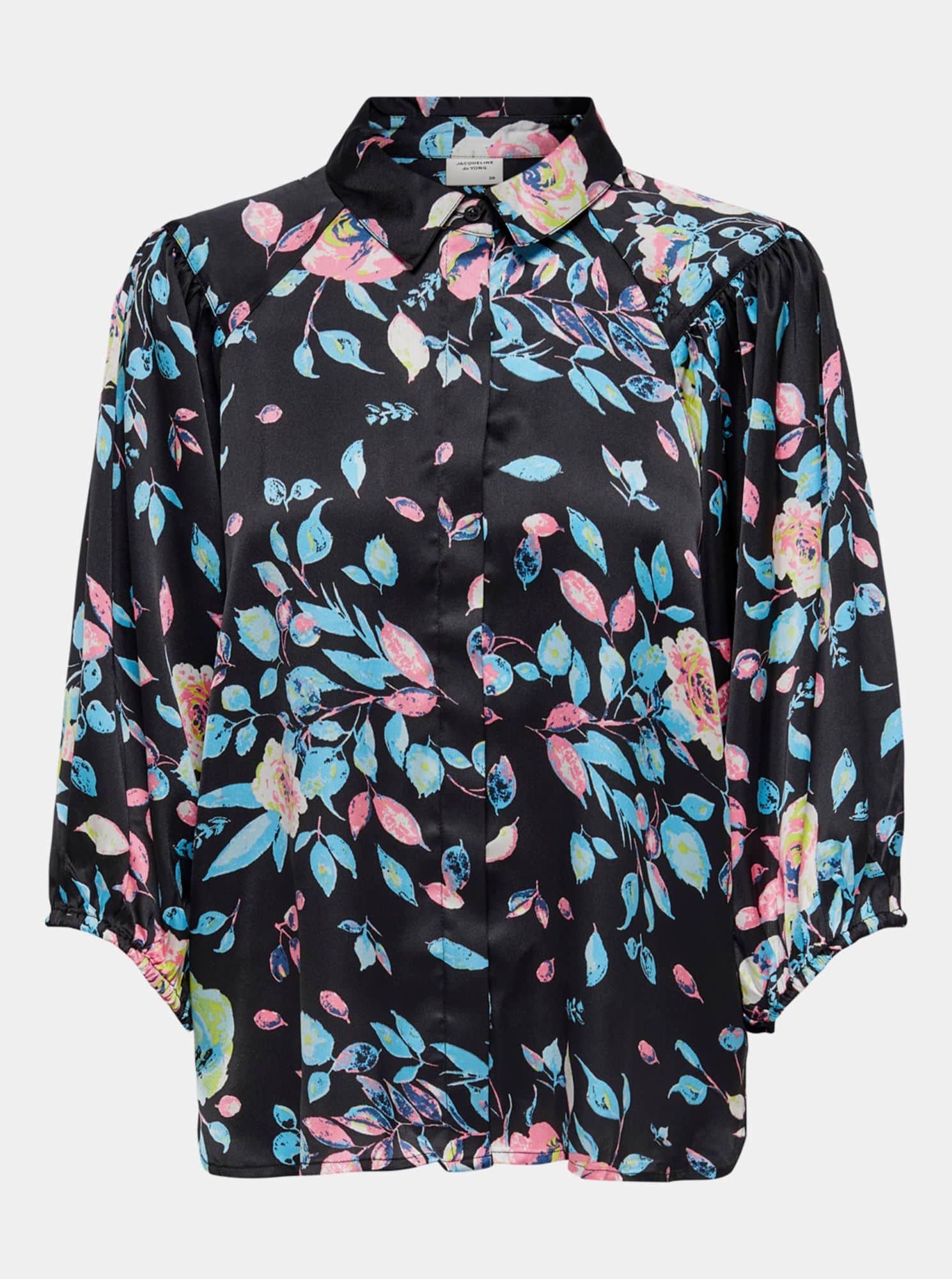 Jacqueline de Yong černá vzorovaná košile Juliette