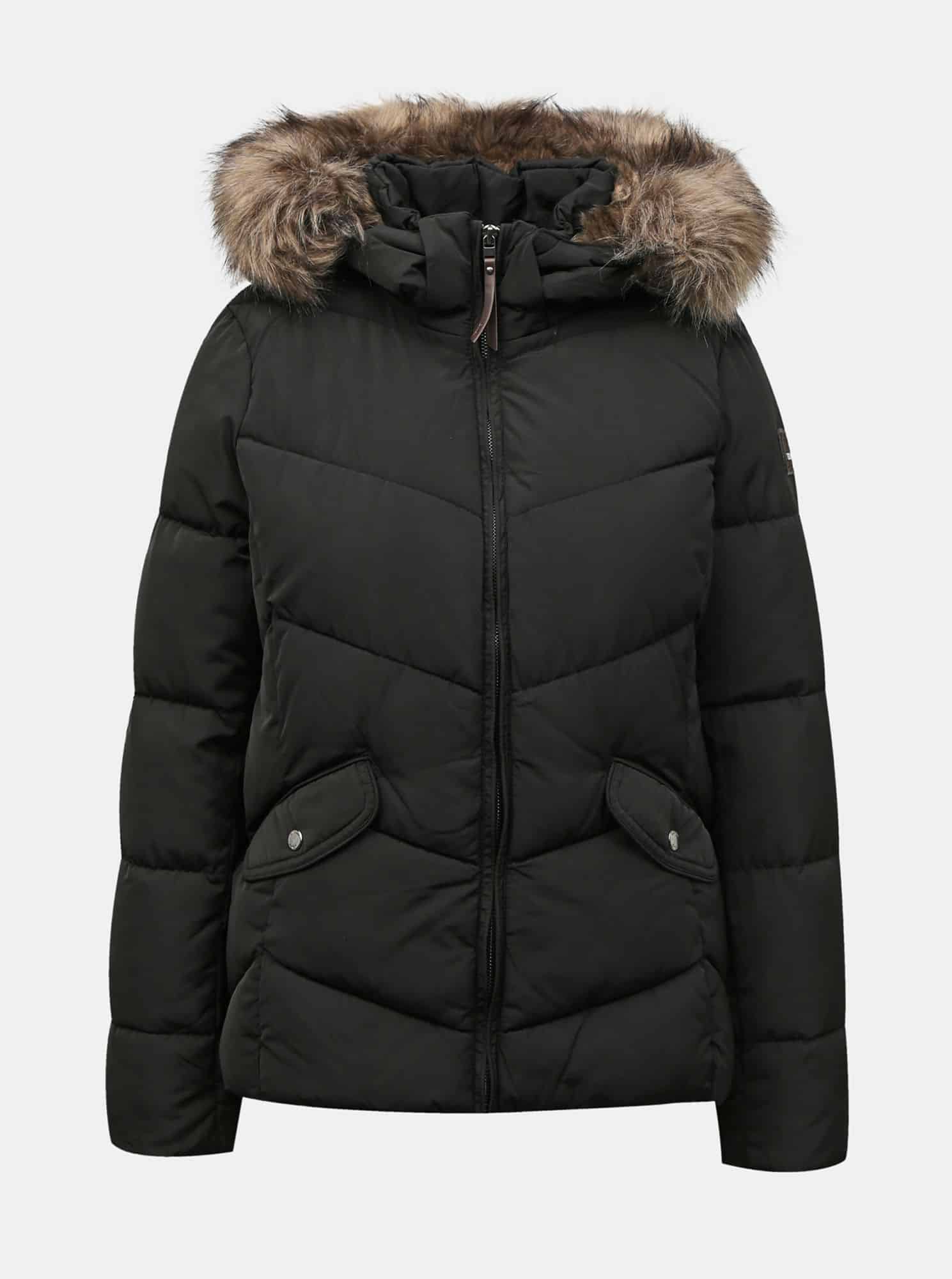 Only černá zimní bunda Roona