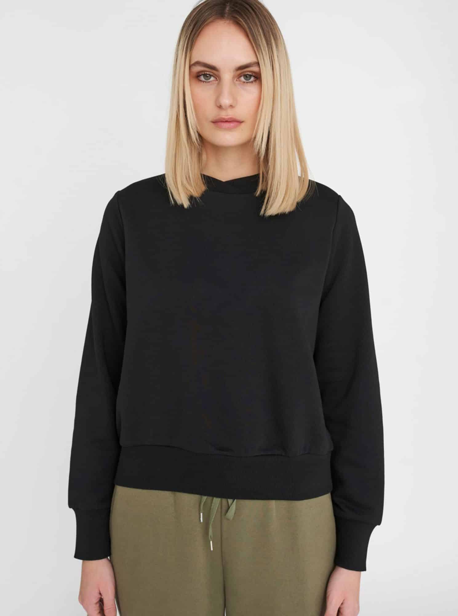 Noisy May černá dámská mikina Lupa