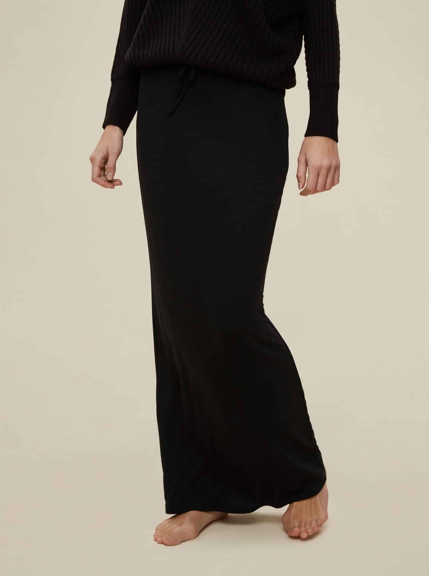 Dorothy Perkins černá dámská dlouhá sukně