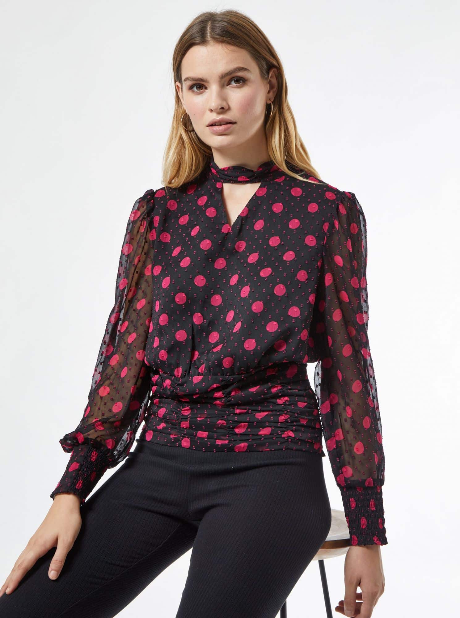 Dorothy Perkins černá dámská halenka