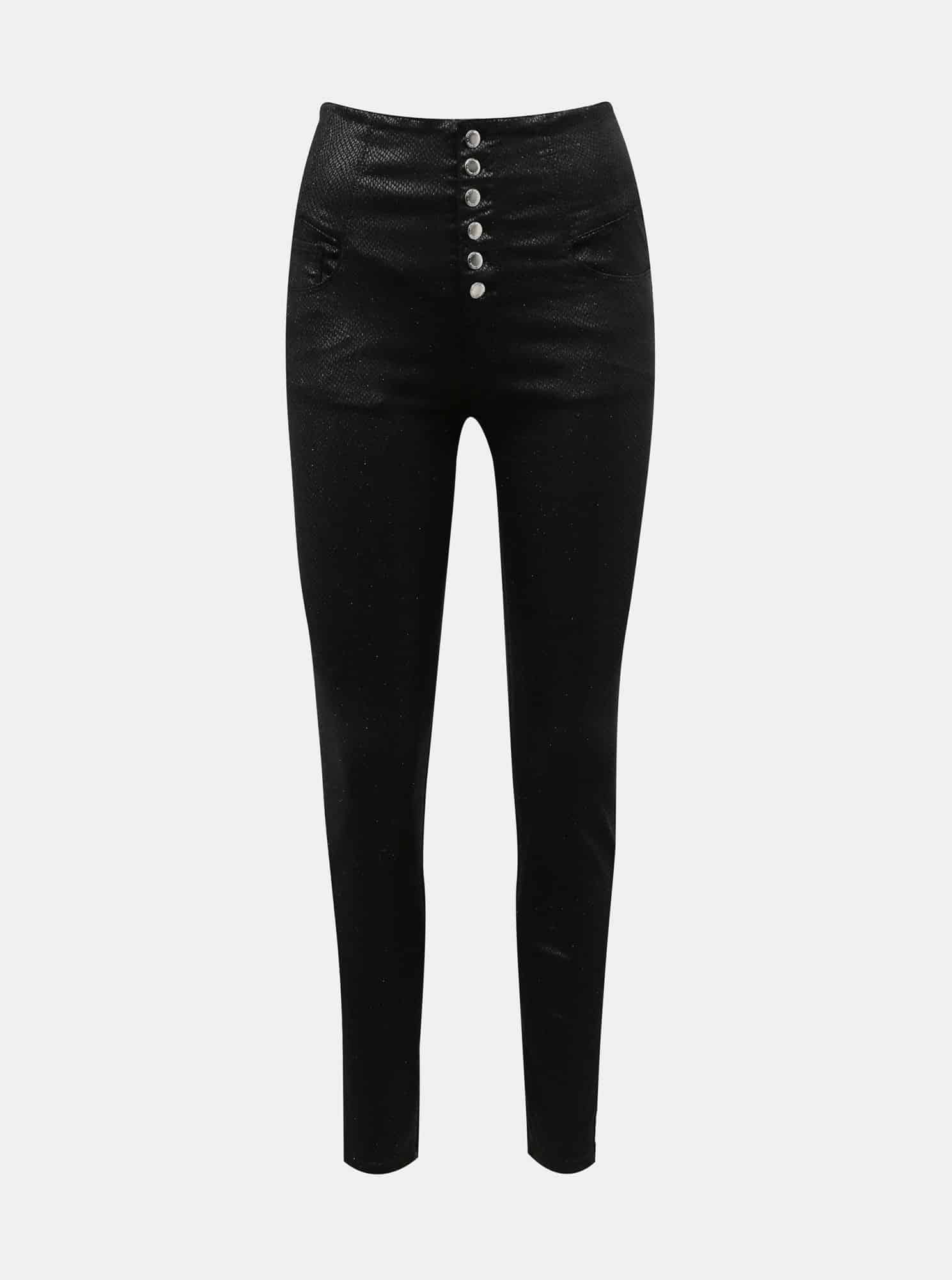 Tally Weijl černé skinny fit kalhoty