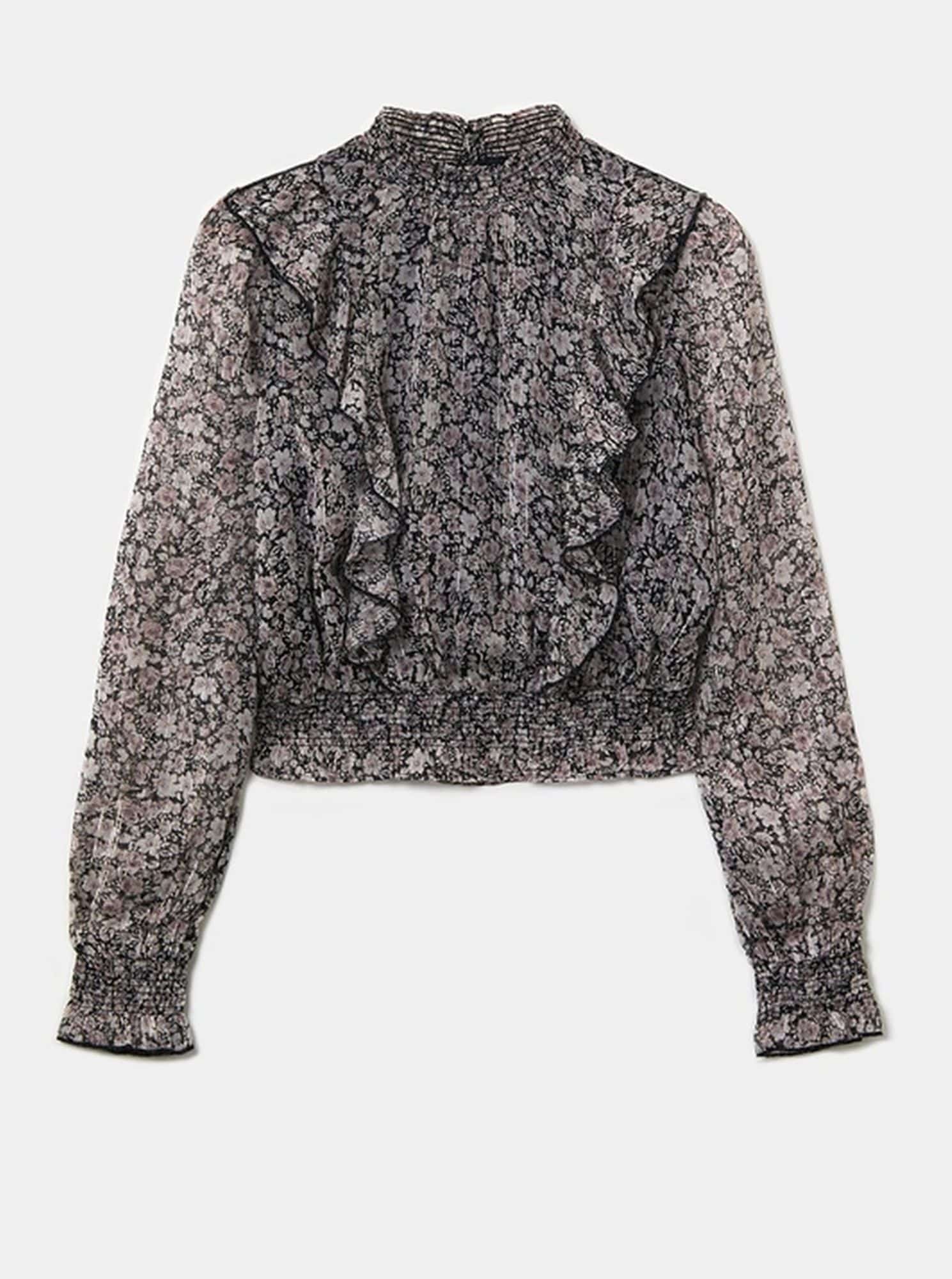 Tally Weijl květovaná dámská halenka s volány