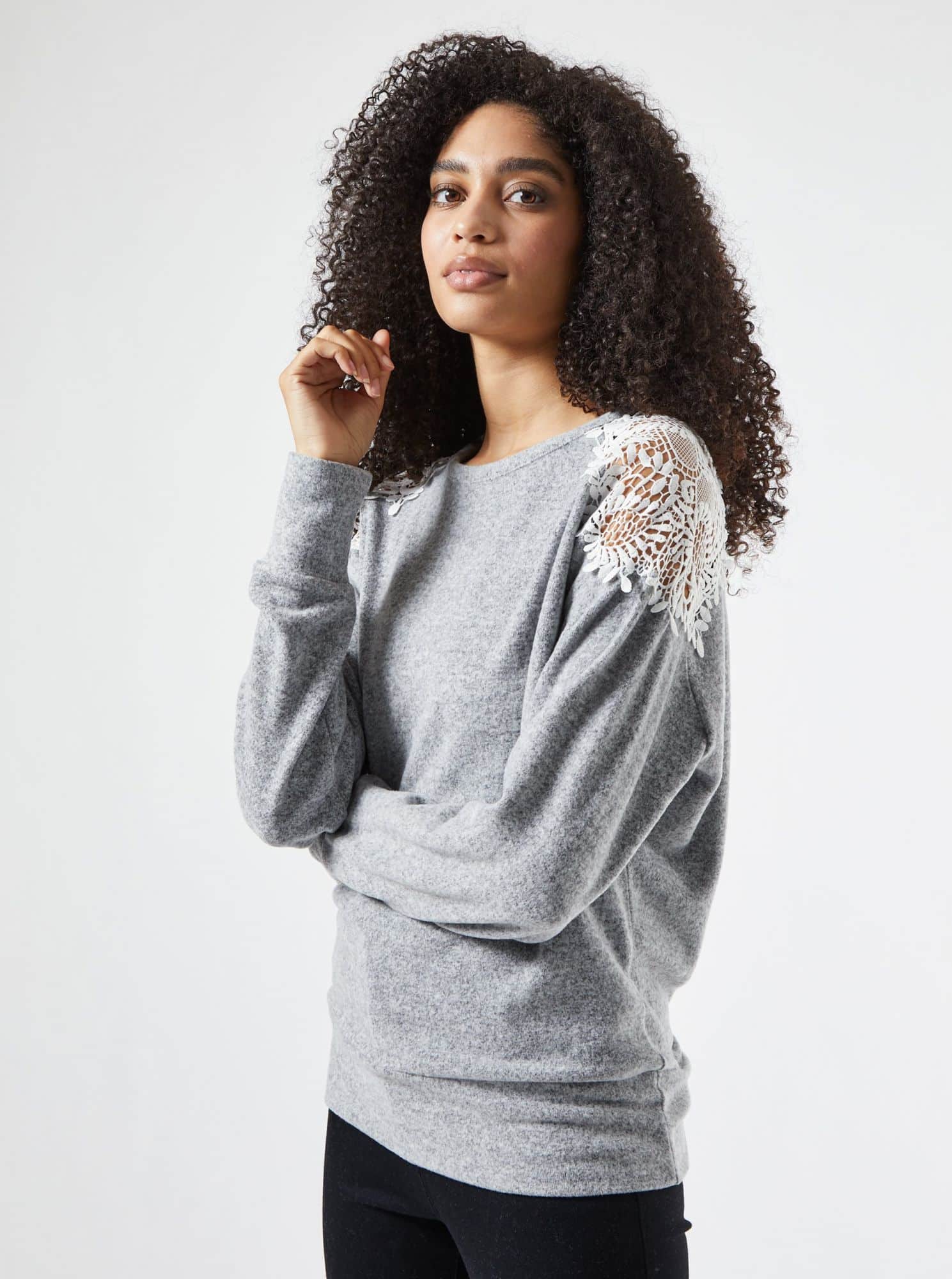 Dorothy Perkins šedý dámský svetr