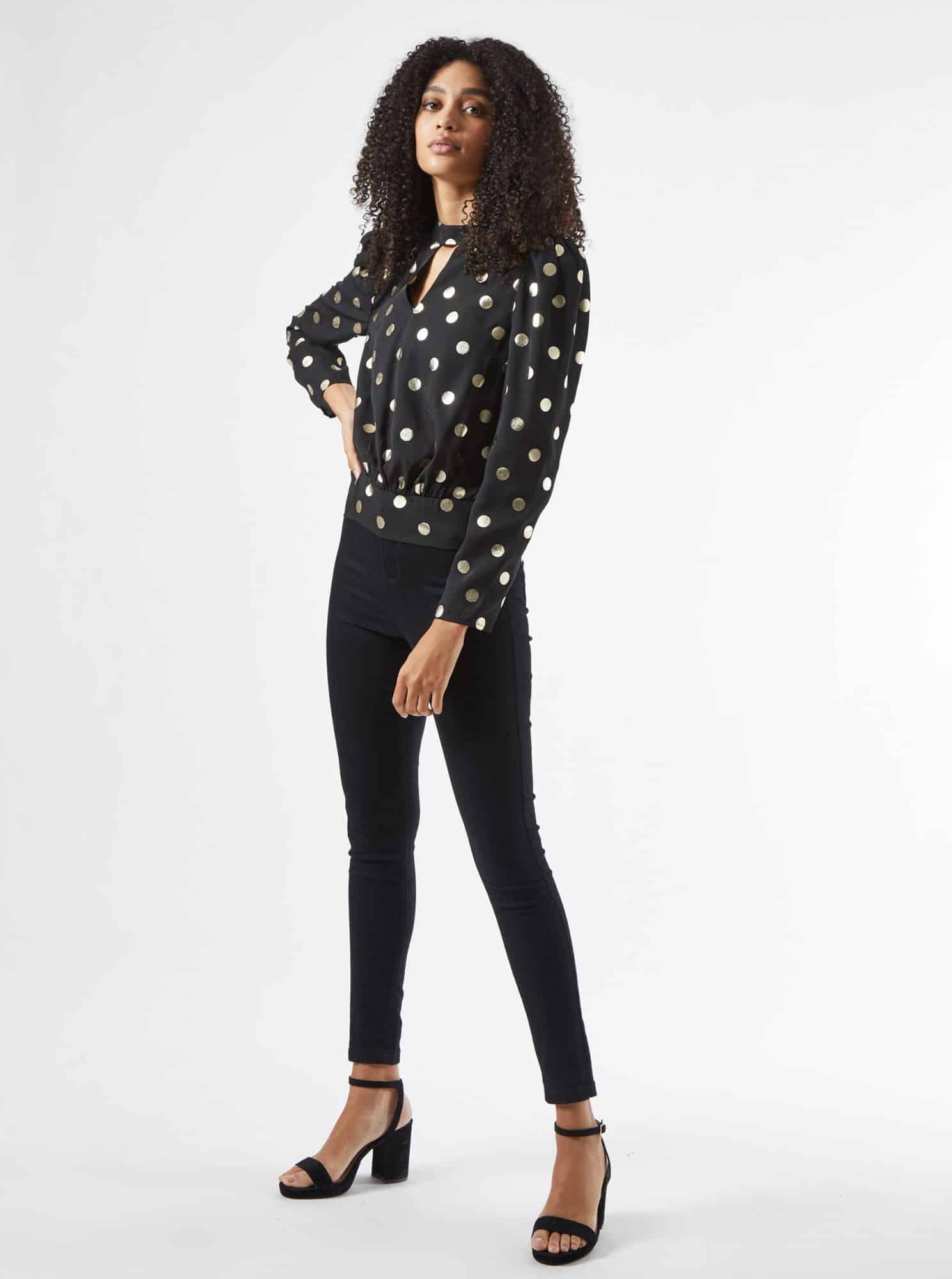 Dorothy Perkins černá dámská halenka