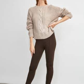 Trendyol hnědé legíny