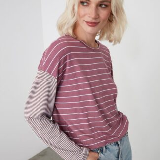 Trendyol fialové dámské tričko