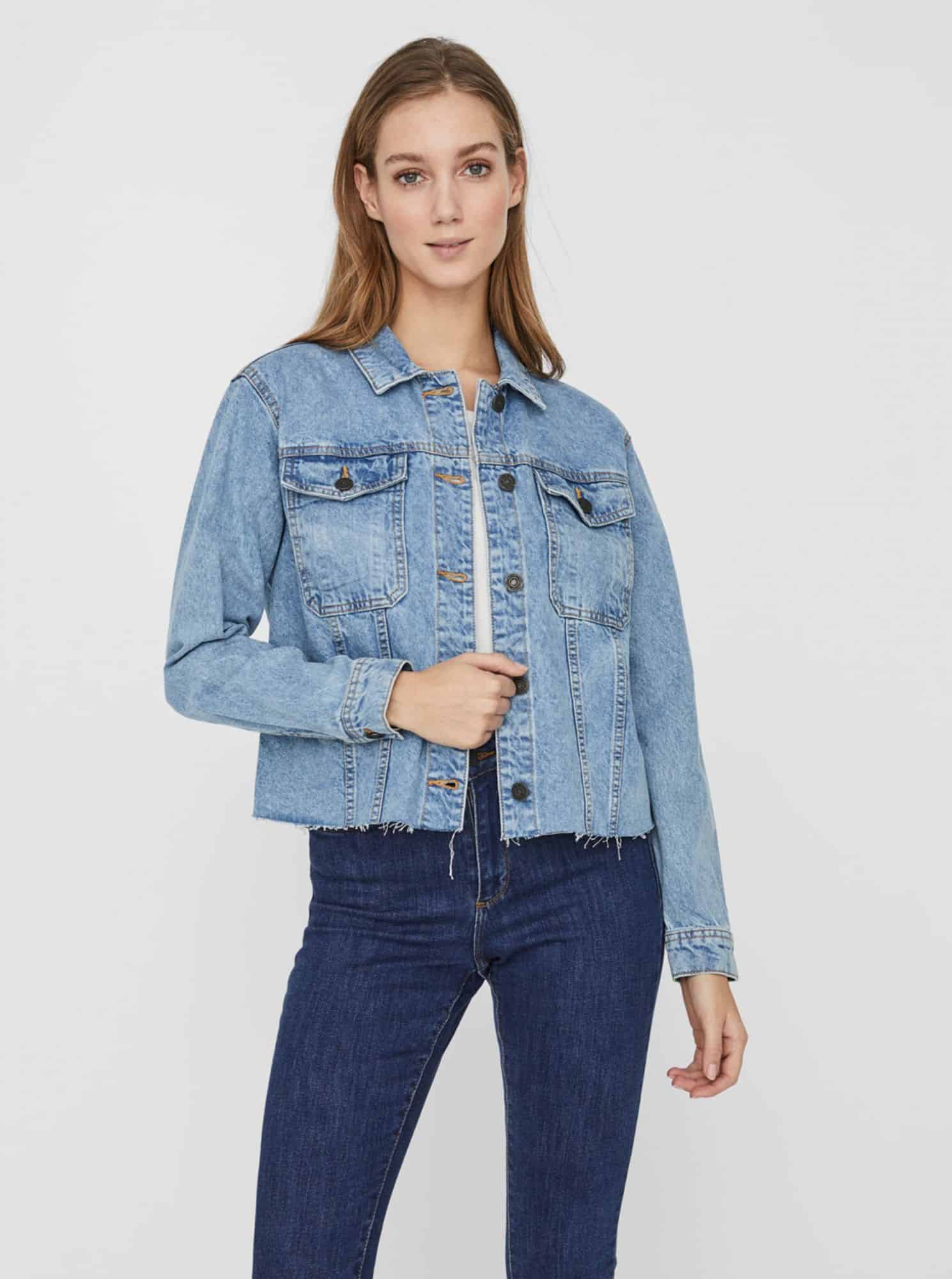 Noisy May modrá džínová bunda