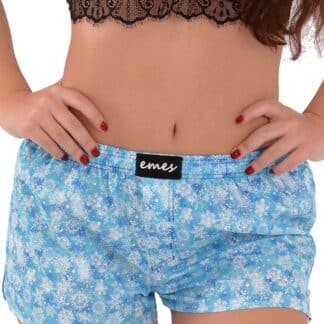 Emes modré trenýrky Sněhové vločky