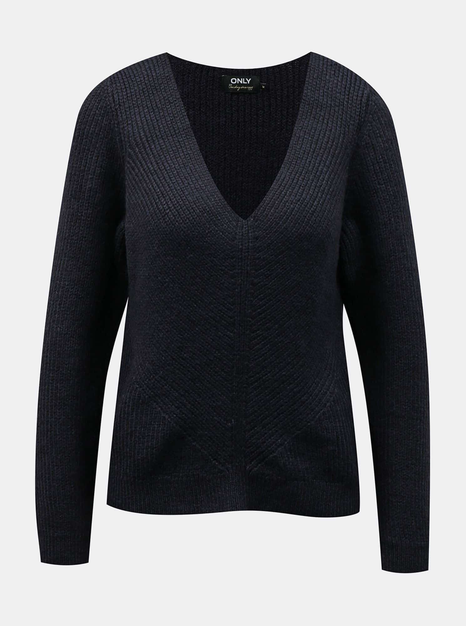 Tmavě modrý svetr ONLY Aubree