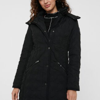 Desigual černý zimní kabát Padded Leicester
