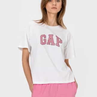 GAP bílé dámské tričko s logem
