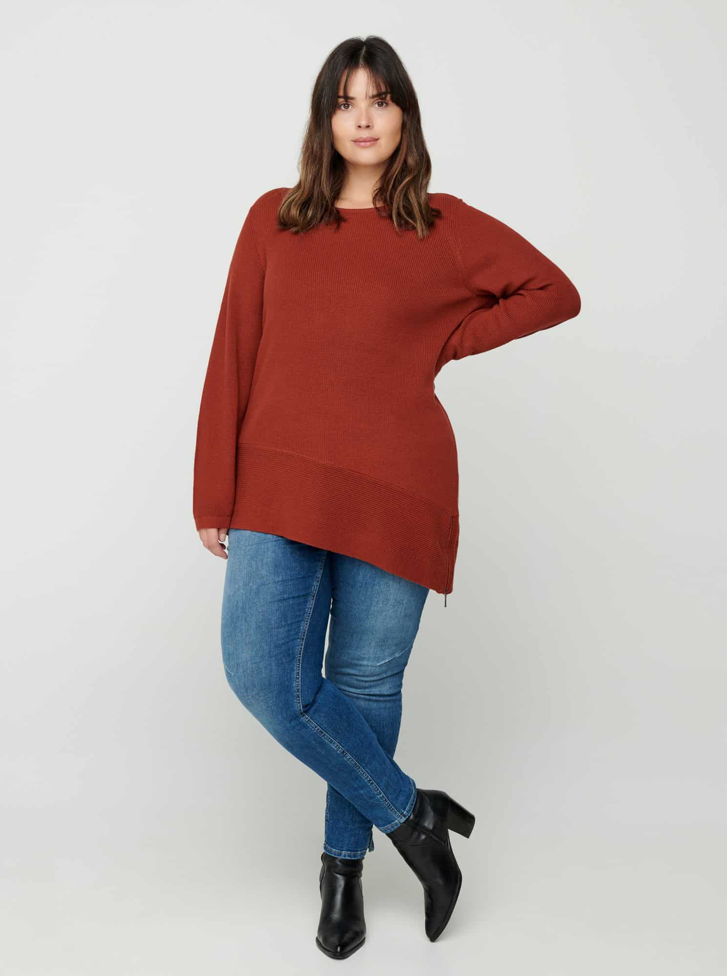 Zizzi oranžový svetr